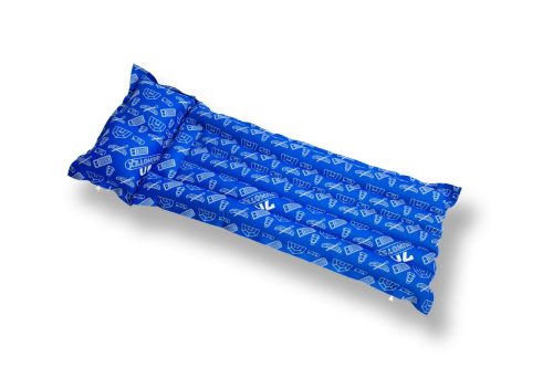 RETRO lehátko - Potisk modrý