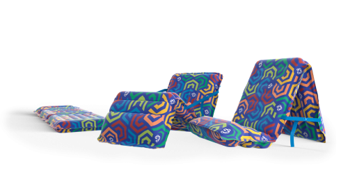 Multifunkční outdoorové lehátko AirGO - Šestiúhelníky