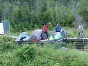 Nafukovací kajaky a kanoe na řece Moisie