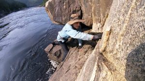 Nafukovací kajaky a kanoe na řece Moisie