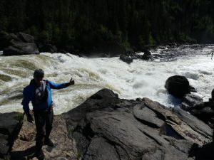 Nafukovací kajaky a kanoe na řece Moisie