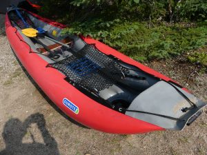 Nafukovací kajaky a kanoe na řece Moisie