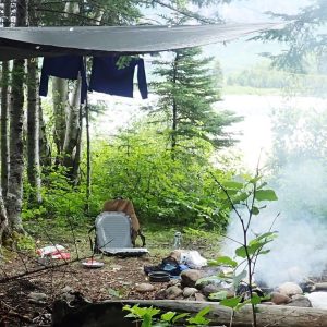 Nafukovací kajaky a kanoe na řece Moisie